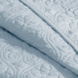 Madison Park Quebec Bedspread Set Blue - Blue